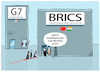 Cartoon: BRICS-Gipfel in Johannesburg... (small) by markus-grolik tagged brics,russland,china,indien,wirtschaftszonen,g7,syrien,iran,saudi,arabien,kriege,menschenrechte,wirtschaftsraum