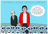 Cartoon: ChatSPD... (small) by markus-grolik tagged spd,bot,scholz,ki,chatgpt,deutschland,alltag,haushalt,freizeit,lebensqualitaet,kuenstliche,intelligenz,selbstlernend,daten,esken