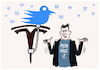 Cartoon: Elons Twitter... (small) by markus-grolik tagged elon,musk,twitter,tesla,social,media,monopol,kapitalismus,follower,einfluss,beeinflussung,nachrichten,presse,boerse,usa,techunternehmen