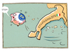 Cartoon: ...kick it.. (small) by markus-grolik tagged italien brüssel rom salvini sparkurs euro europa neuverschuldung staatshaushalt schulden