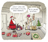 Cartoon: ..oh du fröhliche.. (small) by markus-grolik tagged discounter,konsum,aldi,lidl,monopol,lebensmittel,verschwendung,weihnachten