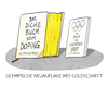 Cartoon: Olympische Rekorde... (small) by markus-grolik tagged olympiade,olympia,paris,frankreich,sport,ioc,internationales,olympisches,komitee,gewinne,gold,rekorde