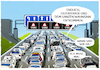 Cartoon: Osterwochenendsverkehr... (small) by markus-grolik tagged osterwochenende,urlaub,feiertage,ostern,stau,autobahnen,auto,autofahrer,wahnsinn,familie,deutschland,schulferien