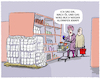 Cartoon: Knappheiten... (small) by markus-grolik tagged oel,gas,deutschland,preise,inflation,prepper,klopapier,iran,naher,osten,krieg,hamstern,preissteigerung,preisanstieg,nahost