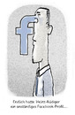 Cartoon: Profil-Profi (small) by markus-grolik tagged facebook,zuckerberg,social,media,twitter,persönlichkeit,gruppenzwang,individualismus,gleichschaltung,austausch,grolik,pc,internet,webmarkus,cartoon