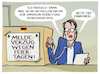 Cartoon: Stethoskopisch... (small) by markus-grolik tagged daten,meldeverzug,gesundheitsminister,gesundheitsaemter,feiertage,personal,omikron,deutschland