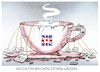 Cartoon: ...tea-time... (small) by markus-grolik tagged brexit,brexiteer,theresa,may,backstop,klausel,london,irland,europa,corbin
