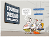 Cartoon: Tourismus... (small) by markus-grolik tagged tourismus,overload,malle,mallorca,deutschland,sauftourismus,massentourismus,spanien,ballermann,el,arenal,bier,bierverbot,party,zone