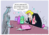 Cartoon: Trump noch immer immun... (small) by markus-grolik tagged usa,wahlkampf,trump,donald,gerichtsverfahren,immunitaet,vorwahlen,biden,republikaner,demokraten,rechtsstaat,supreme,court,richter,desinfektionsmittel,strafverfolgung