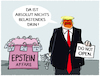 Cartoon: Trump und die Epstein-Akte... (small) by markus-grolik tagged trump,maga,us,usa,justizministerium,pam,bondi,jeffrey,epstein,missbrauch,sexskandal,prostitution,maedchenhaendler,deep,state,verschwoerungstheorien,prostitutionsring