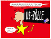 Cartoon: Trumps Zollkrieg... (small) by markus-grolik tagged zollkrieg,trump,usa,maga,zoelle,handelskrieg,wirtschaft,china,peking,eskalation,strafzoelle,weltwirtschaft,boerse,aktien,globalisierung