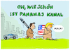 Cartoon: US-Einflussspähre.... (small) by markus-grolik tagged trump,panama,kanal,panamakanal,usa,maga,handel,schiffsverkehr,passage,gebuehren,wirtschaft,zoelle,amerika,musk,elon,starlink,internet,tanker,öl,lng,gas,container,tesla