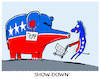 Cartoon: US-Wahlkampf (small) by markus-grolik tagged usa,biden,trump,republikaner,demokraten,praesidentschaft,praesident,us