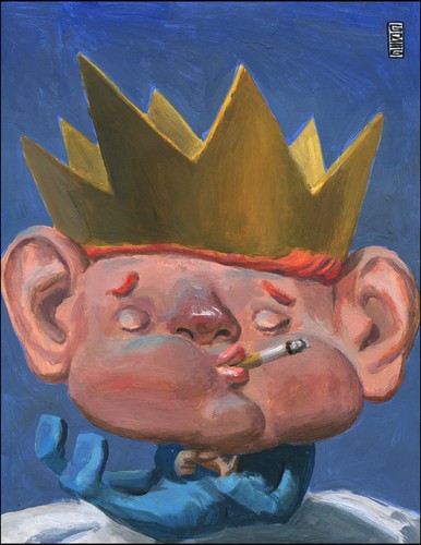 Cartoon: little Willie (medium) by greg hergert tagged william,kate,baby,royal