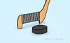 Cartoon: Hockey (small) by Mandor tagged hockey,stick