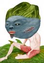 Cartoon: Person of cabbage (small) by seishiro tagged art