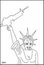 Cartoon: Sarah Liberty Palin (small) by Thamalakane tagged sarah palin statue of liberty weapns