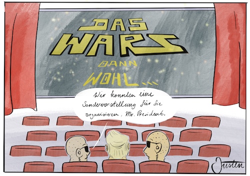 Cartoon: DAS WARS dann wohl. (medium) by Justen tagged trump,impeachment,star,wars,kino,usa,amtsenthebung,trump,impeachment,star,wars,kino,usa,amtsenthebung