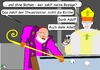 Cartoon: Billige_Entsorgung (small) by user unknown tagged bischof,tebartz,von,elst,marx,billiard,billard,steuer,kirchensteuer,konkordat
