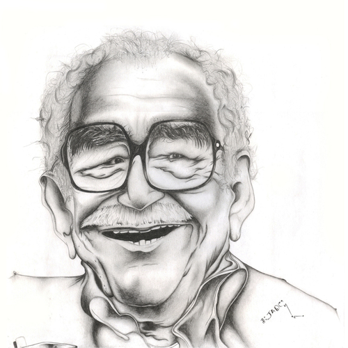 Cartoon: Gabriel Garcia Marquez (medium) by jaime ortega tagged gabriel,garcia,marquez,nobel,de,literatura,colombiano,colombia