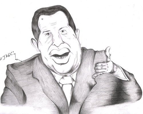Cartoon: Hugo Chavez (medium) by jaime ortega tagged politico,america,latina,venezuela,chavez,hugo,didactador,comunista,marxista,psuv,hablador