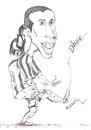 Cartoon: Ronaldhino (small) by jaime ortega tagged brazil,futbol,fottbal,el,10,ronaldhino