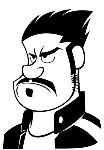 Cartoon: Angry Joe (medium) by BDTXIII tagged joe,angry