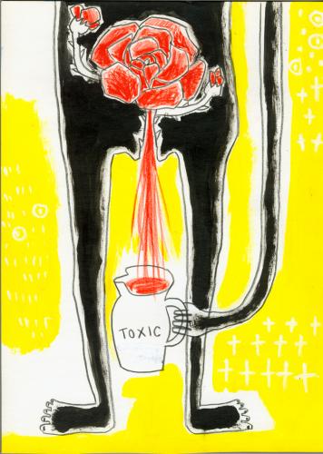 Cartoon: toxic (medium) by illustrami tagged toxic,output