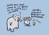 Cartoon: Großes Geschäft (small) by Ludwig tagged verstopfung,toilette,elefant,küken