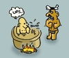 Cartoon: Ins Essen gefurzt (small) by Ludwig tagged kannibale essen furzen suppe blähungen