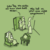 Cartoon: Talking about God (small) by Ludwig tagged god,zeugen,jehovas,gott,jehovahs,witnesses