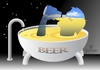 Cartoon: beer (small) by Tonho tagged beer,bath
