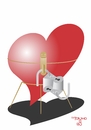 Cartoon: Heart Lock (small) by Tonho tagged lock,heart