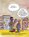 Cartoon: Wolle Bücher? (small) by Boiselle tagged buchhandel wirtschaft steffen boiselle