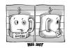 Cartoon: Mug Shot (small) by rudat tagged coffee mug