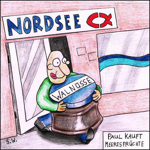 Cartoon: Walnüsse (medium) by Storch tagged wal,nüsse,eier