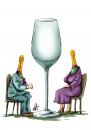 Cartoon: without words (small) by Nikola Otas tagged drink