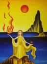 Cartoon: The Gift Of Fire (small) by Lyubow Talimonova tagged gift,fire