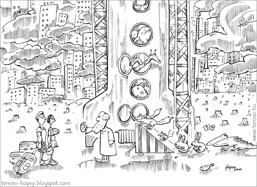 Cartoon: Noah s ark (medium) by hopsy tagged noah,ark,enviromental,pollution,smog,bible