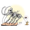 Cartoon: Mammoth bone dog food (small) by hopsy tagged mammoth,pet,bone,food,vector,artwork