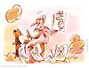 Cartoon: Secret sketchbook (small) by hopsy tagged sketchbook,god,lord,woman,creation
