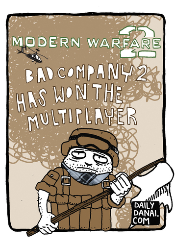 Cartoon: Modern Warfare 2 (medium) by Dailydanai tagged modern,warfare,call,of,duty,infinity,ward,video,games,activision,dailydanai