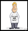 Cartoon: ... (small) by Anjo tagged wir,sind,papst