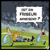 Cartoon: Friseur (small) by Anjo tagged wm em fussball frau frauenfussball