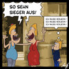 Cartoon: So sehn Sieger aus (small) by Anjo tagged fussball,sieger,sieg,fan,gesang,verein,weltmeisterschaft,europameisterschaft,wm,em