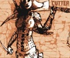 Cartoon: Cutter (small) by mistyfields tagged woman,female,erotic,fantasy,sword,frau,aachen,illustration,erotik