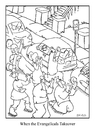 Cartoon: crowd (small) by creative jones tagged revival,evangelical,brownstone,crowd,hatchback,freedom,of,religion,tolerance,assembly