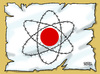 Cartoon: Japan faces nuclear disaster (small) by Satish Acharya tagged japan,nuclear,tsunami,earthquake