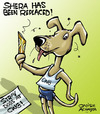 Cartoon: New mascot of Commonwealth Games (small) by Satish Acharya tagged commonwealth games india