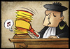 Cartoon: Giustice (small) by Giacomo tagged justice,hammer,magistrate,note,giacomo,cardelli